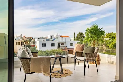 Image de Sanders Olive - Appartement 1 chambre chic avec piscine partagée