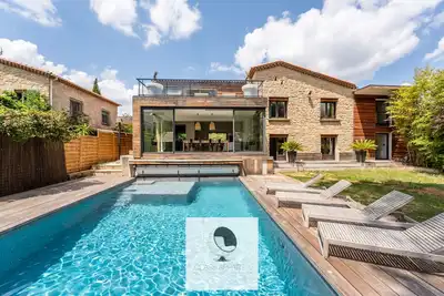 Image de Location à la semaine d'une superbe villa de charme sur Montpellier avec piscine
