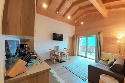 Image de Vacation apartment in Ă–tztal with 2 bedrooms, wellness and children's playground