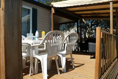 Image de bungalow proche de la réserve de Sigean