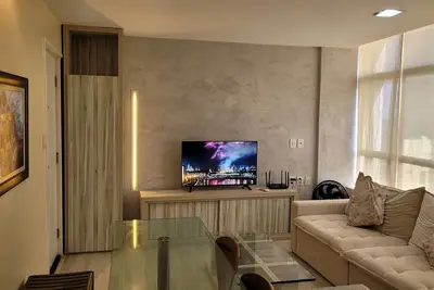 Image de Apartment with sea view and swimming pool on the roof of the building.