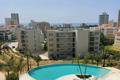 Modern 2 bedroom apartment with ocean view in Portimão.