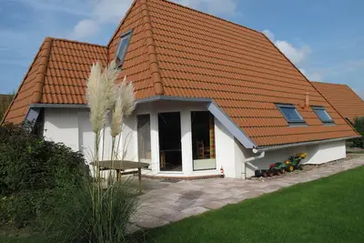 Image de Ferienhaus Freistehend Nordsee 3 Sz, Top-zustand, Strandnähe mit Strandkorb