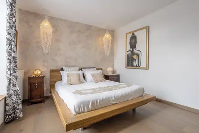 Villa 'Beach House Les Bleuets' avec vue sur la mer, terrasse privée et Wi-Fi