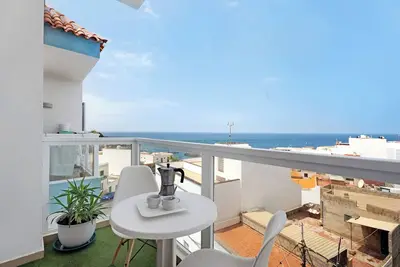 Appartement de vacances 'Alcamar' avec vue sur la mer, balcon et Wi-Fi