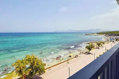 Appartement 'Son Baulo' avec vue sur la mer, terrasse privée et Wi-Fi