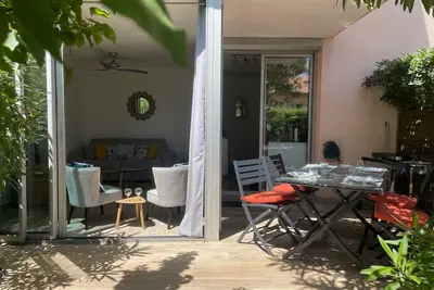 Image de Appartement pour 4 pers. à Argelès-sur-Mer avec jardin et garage