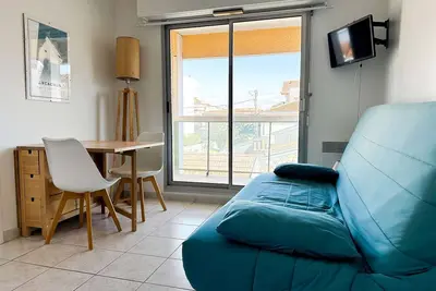 Image de Charmant T2 lumineux avec terrasse - Plage d’Eyrac