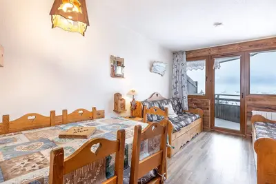 Image de Charmant appartement 2p avec balcon, WiFi et casier à skis à Avoriaz