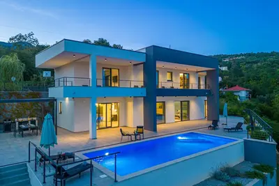 Image de Villa Ziganto with a view of the Kvarner Bay