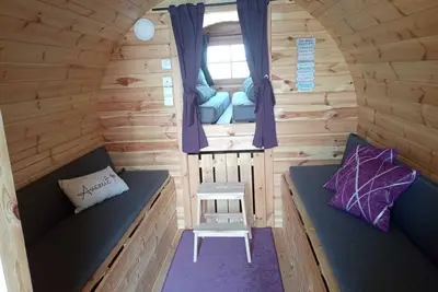 Image de Overnight barrel - large barrel with small terrace