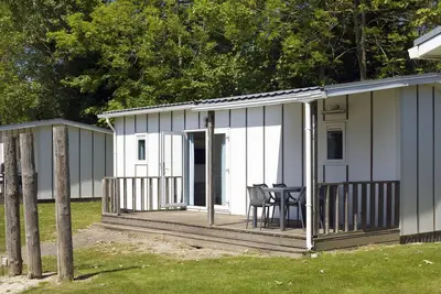 Image de Joli chalet avec lave-vaisselle, plage accessible à pied