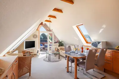 Dachgeschoß, Balkon - Gästehaus Annabel