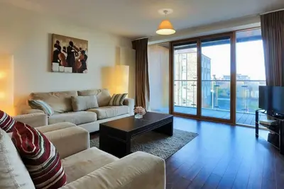 Large Bright Apartment by Dun Laoghaire Harbour