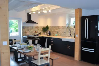 Image de Maison de vacances Pays basque avec vue Pyrénées.