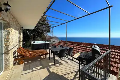 Image de Appartement d'une chambre avec la terrasse et la vue sur le mer Borje, Peljesac (A-21496-a)