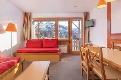 Image de Charmant 2 pièces cabine pour 6 au centre d'Avoriaz avec balcon et internet