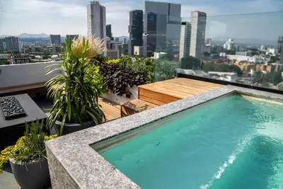 Image de Americas Residence, Downtown, Financial zone, Jacuzzi, Rooftop, Best Wifi. Gdl\n