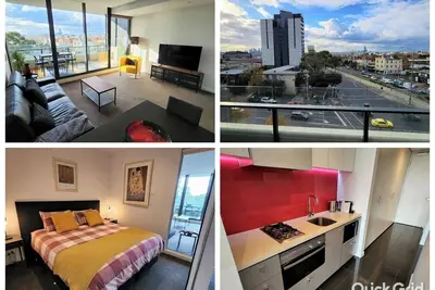 Image de St Kilda vibes City views - Airy 1 bed sleeps 2-4