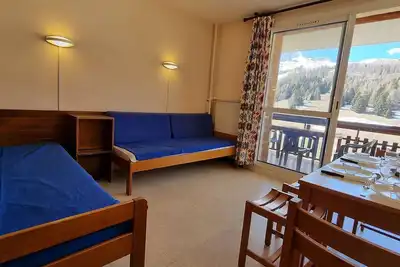 Image de Studio cosy 4 pers avec terrasse, proche pistes et commerces