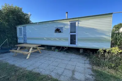 Image de Mobile home 'Saint Jacut De La Mer' avec terrasse privée et jardin privé