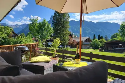 Image de Oasis of peace and well-being in Oberammergau, wonderful mountain views, terrace, garage