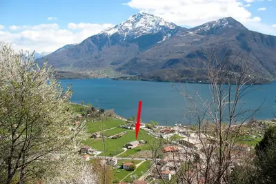 Image de Appartement dans une maison de vacances avec Wifi, climatisation, Tv, patio, animaux admis, parking