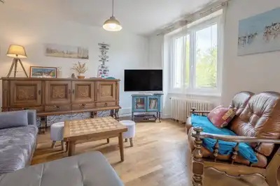 Image de Maison de vacances 'Ty Mel À 3 Km Des Plages' avec terrasse privée, jardin privé et Wi-Fi