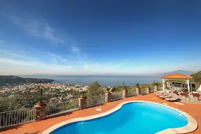 Image de Rentals in italy -  Villa Miramare with  sea view and  private pool