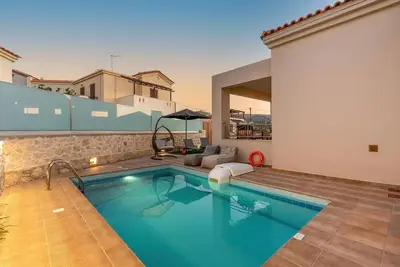 Image de Maison de vacances Rethymno pour 1 - 6 personnes avec 3 chambres à coucher - Maison de vacances