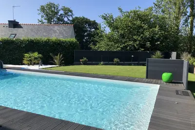 Image de Villa contemporaine, piscine chauffée en Bretagne