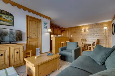 Image de Appartement 4 pièces, 6 pers avec parking privé et Wi-Fi à Tignes Val Claret