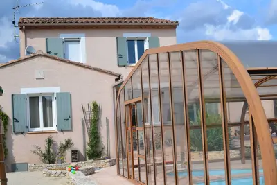 Image de Villa de charme, climatisée, à Poulx, entre Nîmes et Uzès