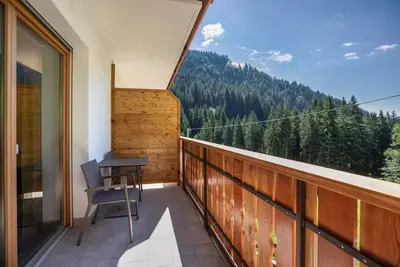 Image de Appartement \"Bachwiesl Hof Apt Pichl\" avec vue sur les montagnes, balcon et Wi-Fi
