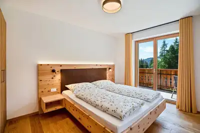 Image de Appartement de vacances \"Bachwiesl Hof Apt Gonn\" avec vue sur montagne, balcon et Wi-Fi