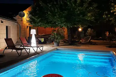 Image de Villa Maison Cantalupo Piscine Sel Chauffée Clim 5 min St Emilion