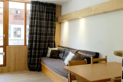 Image de Studio Cabine 4 Pers. Ski aux Pieds Balcon Sud Animaux Ok