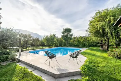 Image de Appartement 'Erlengut Burgstall' avec vue sur les montagnes, piscine partagée et Wi-Fi