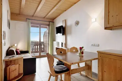 Image de Appartement \"Moarhof Natur Naturalia\" avec vue sur les montagnes, terrasse partagée et Wi-Fi
