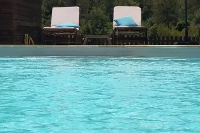 Image de Maison 6 personnes avec piscine, entre mer et montagne
