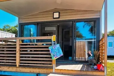 Mobil-Home Presta+ 3 Pièces 4 Personnes Climatisé + Tv