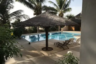 Image de Case typique sénégalaise vue mer
