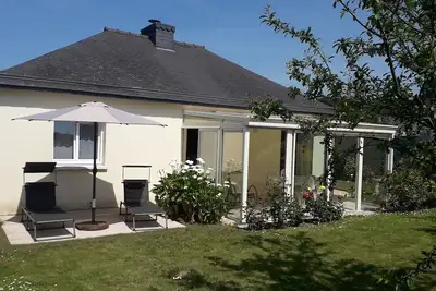 Maison sur terrain clos à 500 m de la mer
