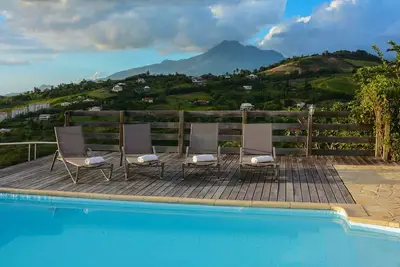 Image de Villa Bel Case vue mer et montagne Le Carbet