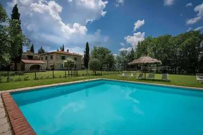 Image de Maison de vacances privée avec Wifi, piscine privée, climatisation, patio, vue panoramique