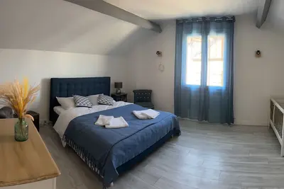 Image de Maison de vacances 'Chez Brigitte' avec terrasse privée, Wi-Fi et climatisation