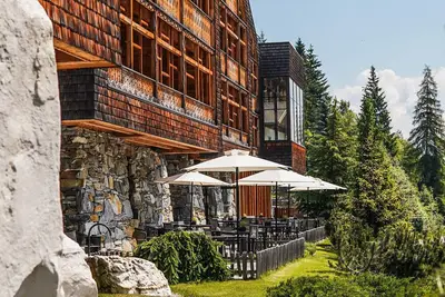 Image de Chalet 'Tenne Chalet' avec vue montagne, piscine partagée et Wi-Fi