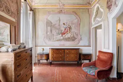 Image de Appartement de vacances \"Borgo Di Rollo Con Vista Panoramica\" avec vue sur la mer