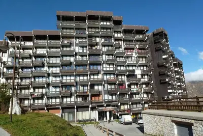 Image de À 300m des pistes de ski, 4ème étage, balcon, télévision, casier à ski, 21m², Tignes