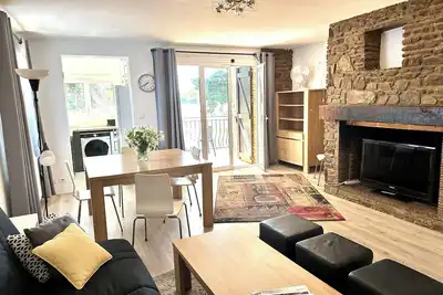 Image de Hyères qt. Plage à 150 m plage 3 pièces terrasse jardin parking privé dans villa